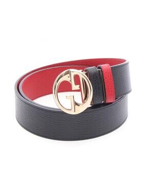 Gucci Gg Buckle Reversible Belt Leather #360179G36B